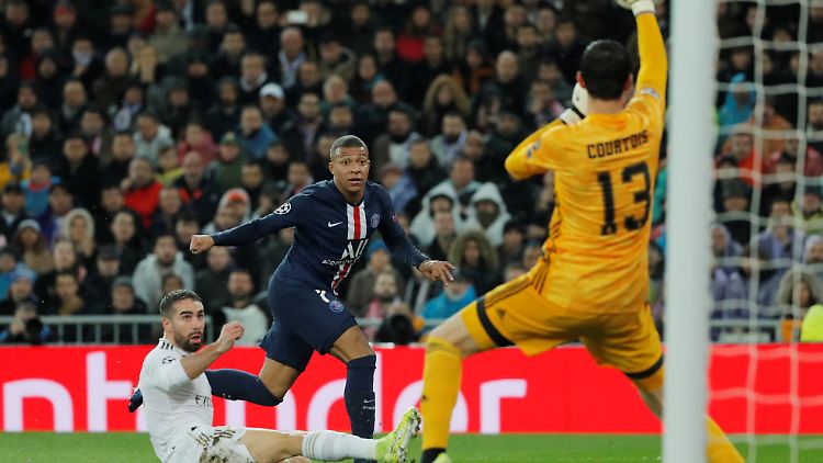 Kylian Mbappé erzielte den Anschlusstreffer in Madrid.