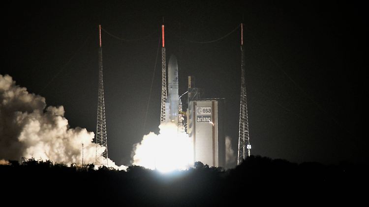 Die allererste Ariane-Rakete war startete am 24. Dezember 1979.