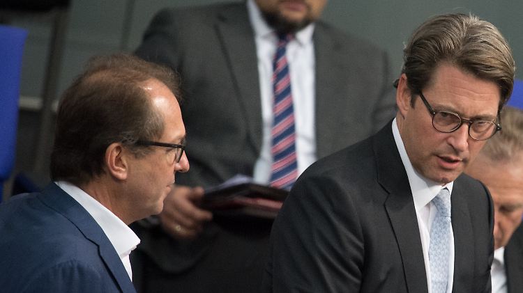 Ex-Verkehrsminister Dobrindt und Verkehrsminister Scheuer sollen beide vom Untersuchungsgremium befragt werden. 