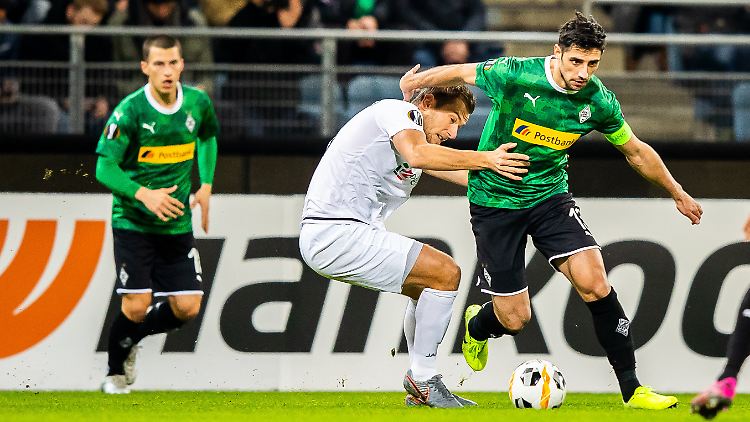 Lars Stindl schoss Gladbach an die Spitze der Gruppe J. 