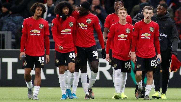 Für Manchester United durfte eine weitgehend unbekannte Truppe ran - unerfolgreich.