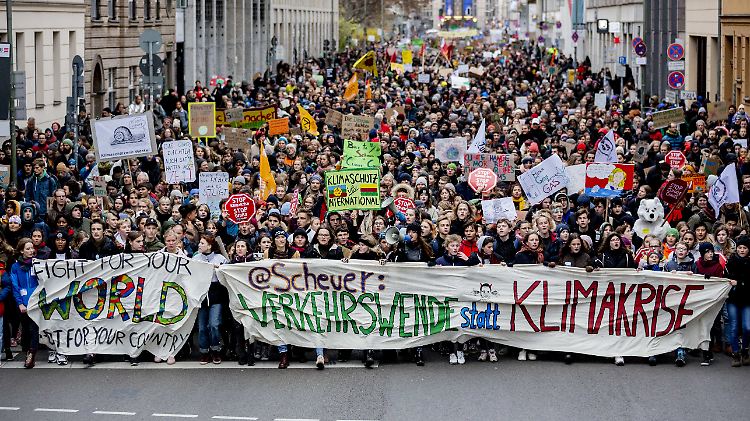 Die Bewegung Fridays for Future hatte zu Protestaktionen in mehr als 520 Orten aufgerufen. 