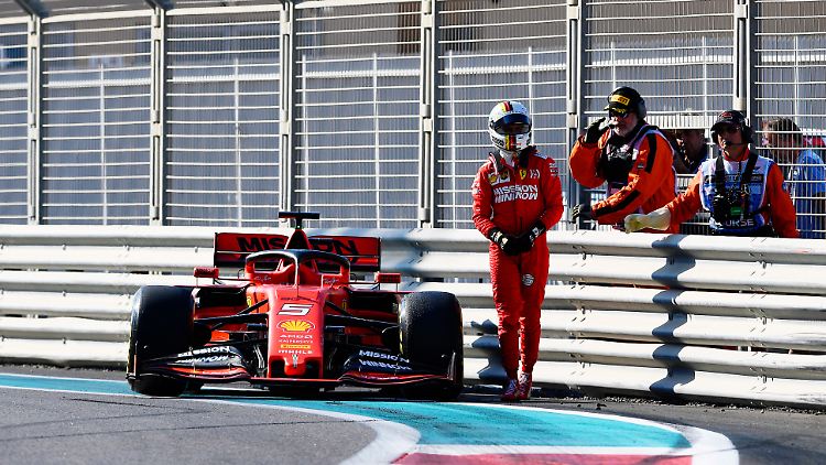 Vettel muss am Sonntag gewinnen und braucht zusätzlich viel Schützenhilfe, um noch an Teamkollege Leclerc vorbeizuziehen.