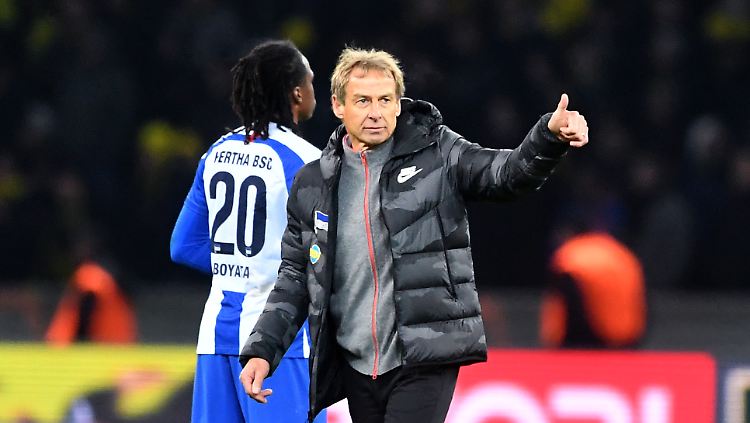 Klinsmann gefiel, was er sah. Aber was soll er auch sagen.