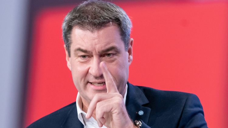 Söder: "Wir haben eine Halbzeit. Und welche Mannschaft verlässt denn nach einer Halbzeit das Spielfeld?" 