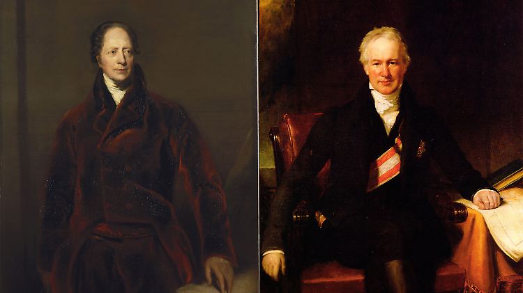 Ein ungleiches Brüderpaar: Wilhelm und Alexander von Humboldt (v.l.)