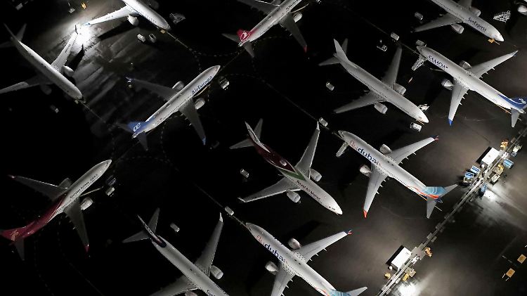 Noch immer am Boden: die 737-Max-Modelle von Boeing.
