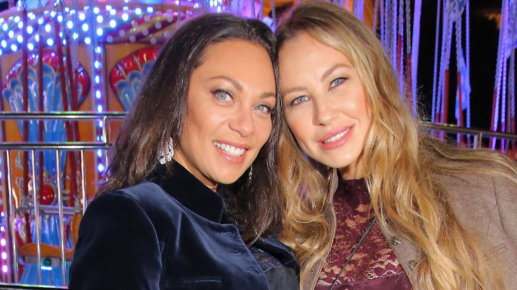 Sie verbindet ja so viel ...: Lilly Becker (l.) und Alessandra Meyer-Wölden.