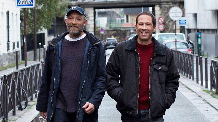 Freuen sich, wenn sie wegen ihrer Rollen angesprochen werden: Vincent Cassel und Reda Kateb (v.l.)