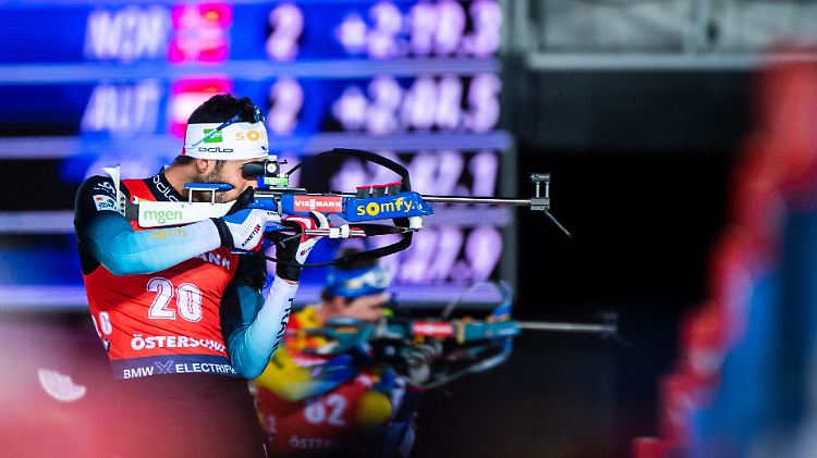 Martin Fourcade 73. Weltcupsieg war sein erster seit knapp einem Jahr.