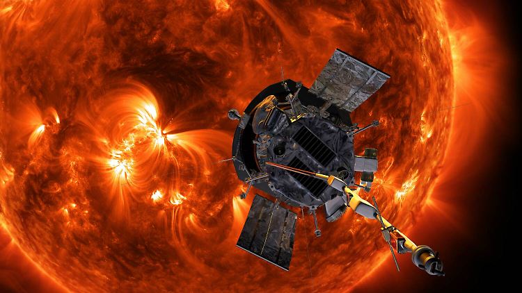Die Sonde "Parker Solar Probe" der US-Raumfahrtbehörde NASA ist auf dem Weg zur Sonne.