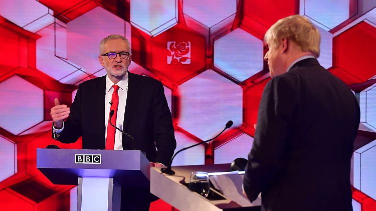 Briten halten Jeremy Corbyn für weniger "Prime-ministerial" als Boris Johnson.