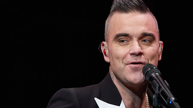 Feiern, aber nur mit Döner: Robbie Williams.