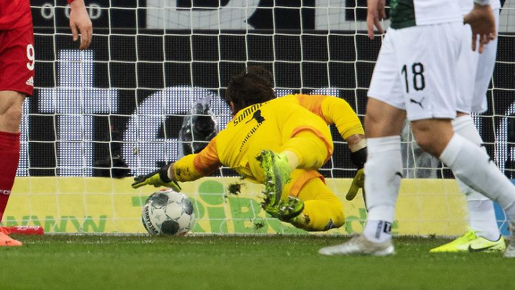 Dieser Wahnsinnreflex von Yann Sommer verhinderte die sichere Führung des FC Bayern.