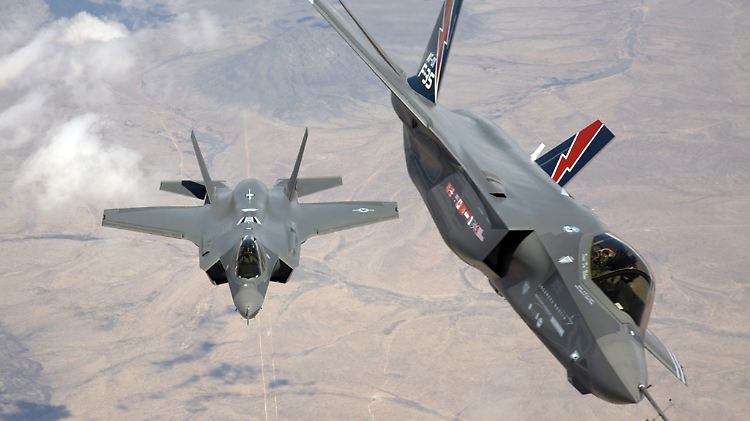 Der Konzern Lockheed Martin verkauft unter anderem F-35 Kampfjets.