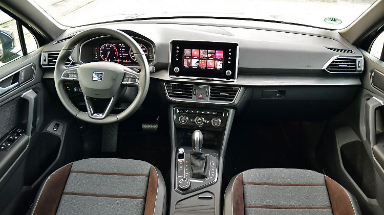 Das Cockpit des Seat Tarraco ist nicht nur schick, hier findet der Fahrer auch alles, was er braucht.