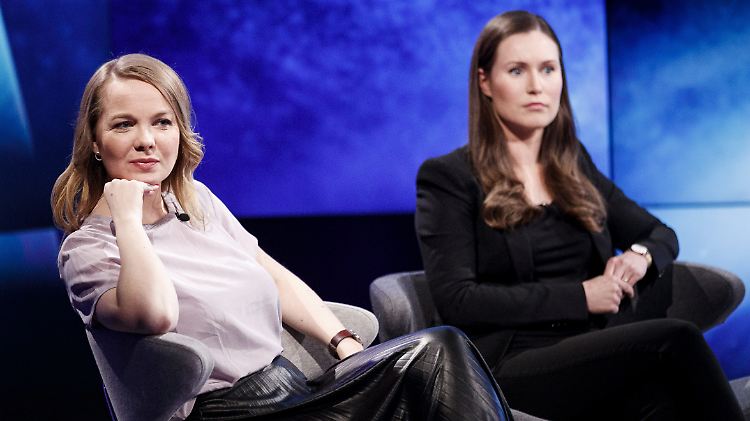 Zwei der Mächtigsten in Finnland: Katri Kulmuni, Chefin der Zentrumspartei, und die Sozialdemokratin Sanna Marin, zukünftige Premierministerin.  