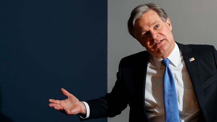 FBI-Chef Christopher Wray kann nach dem Bericht zur Russland-Affäre durchatmen.  