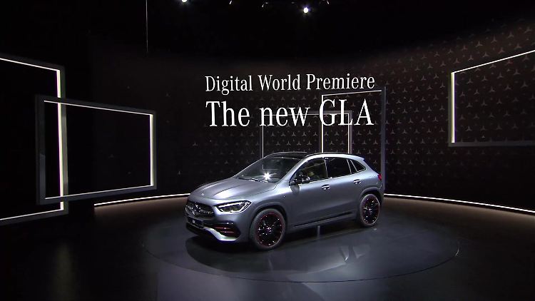 Kürzer, aber dafür deutlich höher präsentiert sich der neue Mercedes GLA.