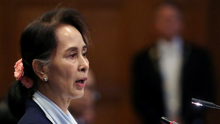 Von Völkermord könne keine Rede sein, sagt Aung San Suu Kyi.