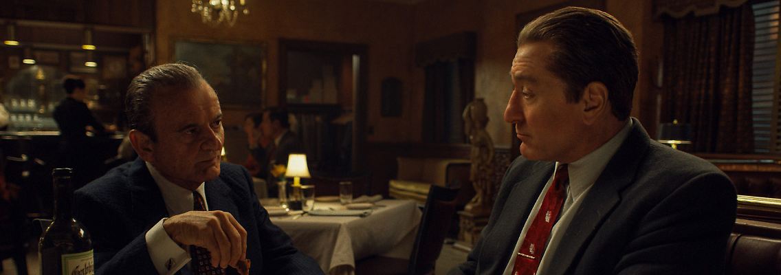Auch "The Irishman" wurde als bester Film und für die beste Regie nominiert. Während Hauptdarsteller Robert de Niro (rechts) in diesem Jahr nicht berücksichtigt wurde, können sich mit Al Pacino und Joe Pesci (links) gleich zwei Nebendarsteller Hoffnung auf einen Oscar machen.