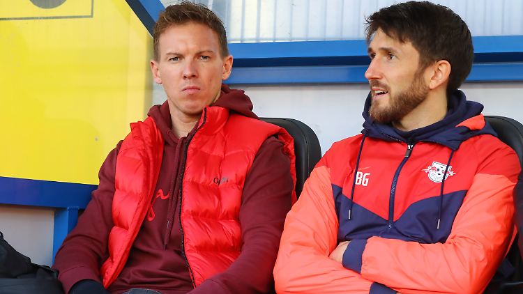 Nagelsmann und sein Analyst kennen sich schon lange.