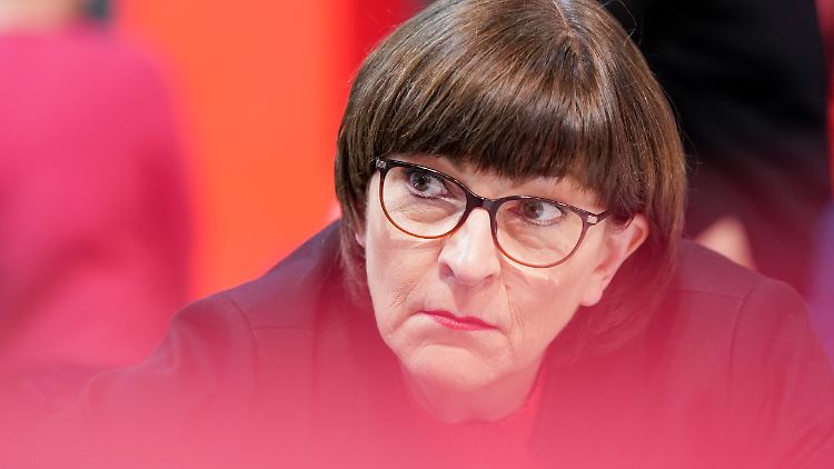 Wirft der ARD "unwahre" Behauptungen vor: SPD-Chefin Saskia Esken.