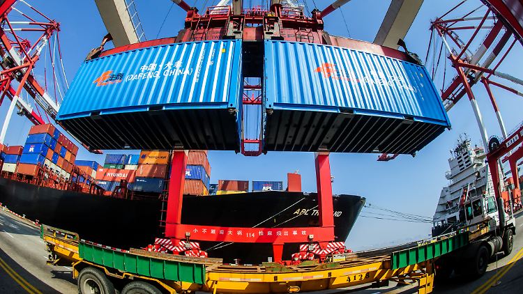 China meldet starke Werte im Außenhandel.