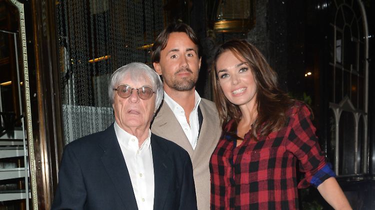 Bernie Ecclestones Tochter Tamara (r.) lebt in dem Haus gemeinsam mit ihrem Mann Jay Rutland (m.).