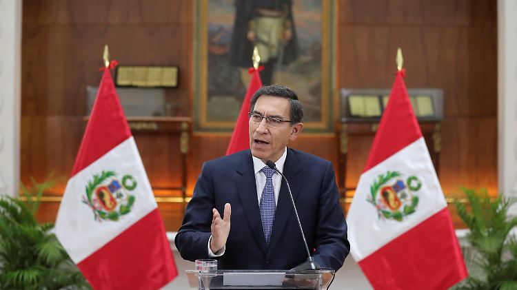 Präsident Martin Vizcarra löste im September das Parlament auf, das Militär stützte ihn.