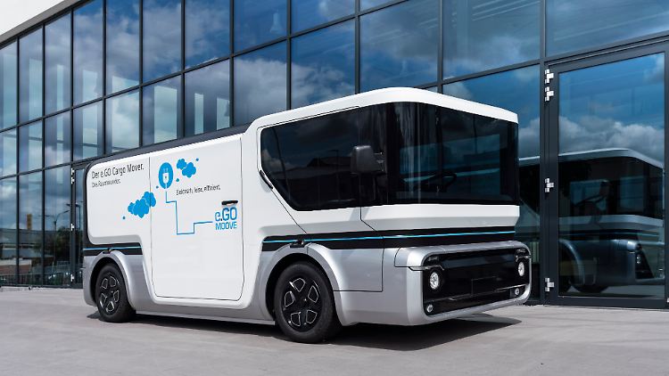 Der Cargo Mover basiert auf der Plattform des e.GO Movers, einem vollelektrischen Kleinbus.