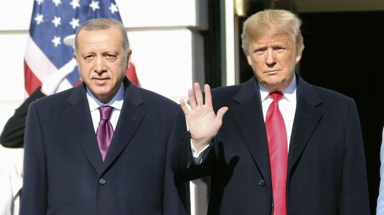 Zu Besuch bei Trump: Der türkische Präsident Erdogan im November im Weißen Haus.
