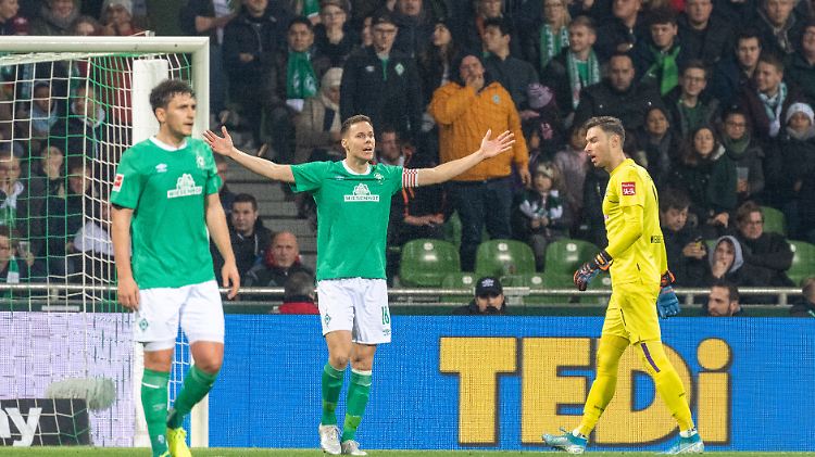 Einfach nur hilflos und überfordert: die Bremer Abwehr gegen Mainz.
