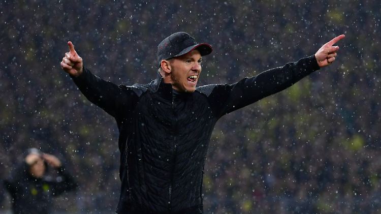 Am Ende hatte Nagelsmann doch noch Grund zum Jubeln.