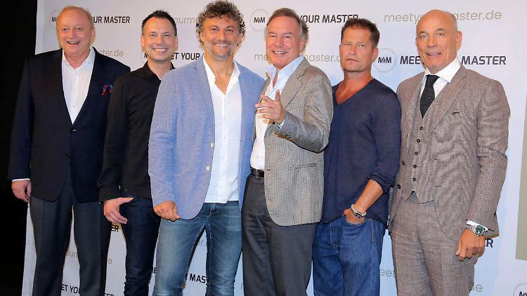 Alfons Schuhbeck (Koch), Sebastian Fitzek (Autor), Jonas Kaufmann (Tenor), Nico Hofmann (Produzent & Regisseur), Til Schweiger (Filmemacher) und Heiner Lauterbach.