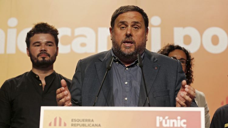 Wegen seiner Rolle beim illegalen Unabhängigkeitsreferendum 2017 war Junqueras zu 13 Jahren Haft verurteilt worden.