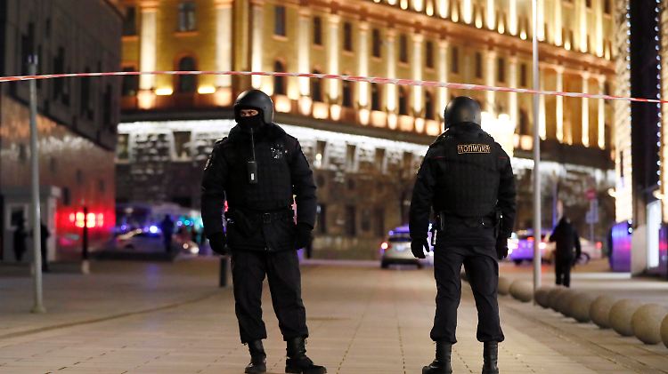 Der Bereich um die FSB-Zentrale in Moskau wurde abgeriegelt.