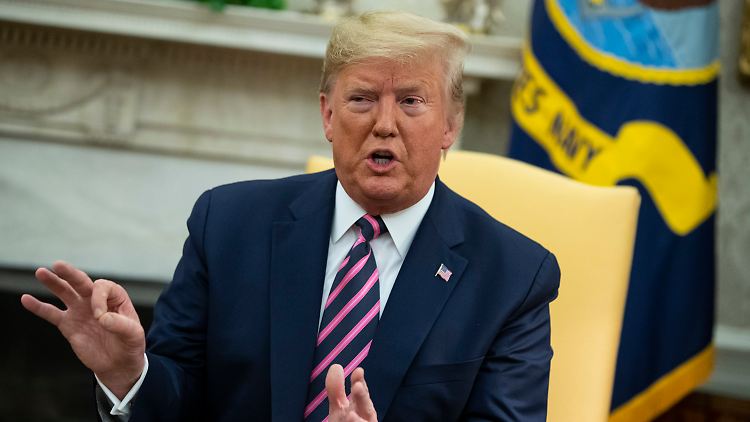 Macht Druck auf die Demokraten: Donald Trump.