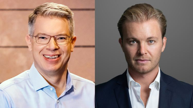 Thelen legte Rosberg (v.l.) die Gründershow ans Herz.