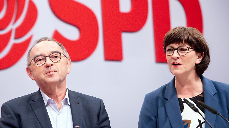 Norbert Walter-Borjans und Saskia Esken fordern eine Offensive gegen hohe Mietpreise.