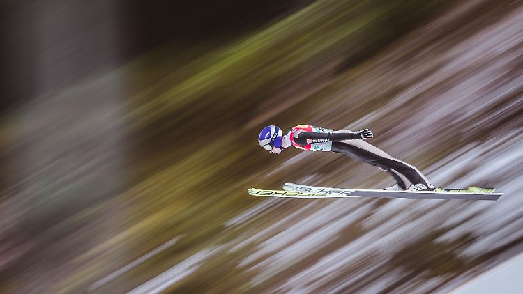 Mit gutem Ski und absolutem Willen trumpfte Vinzenz Geiger in Ramsau auf.