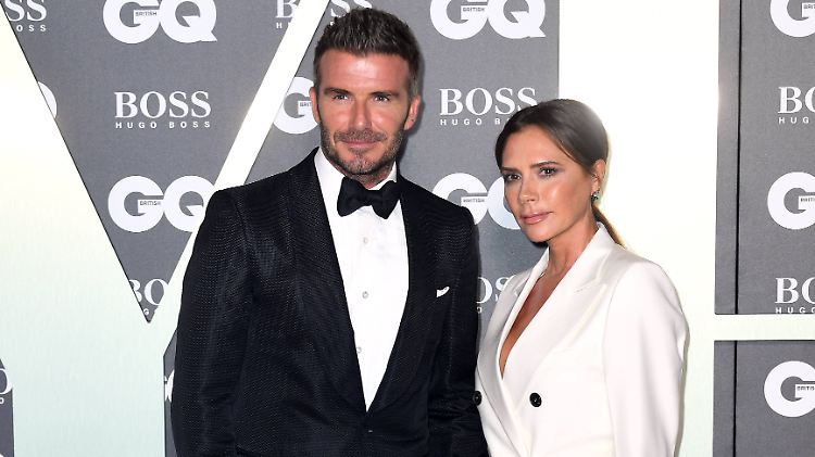 Sind den "wundervollen Paten" äußerst dankbar: David und Victoria Beckham.