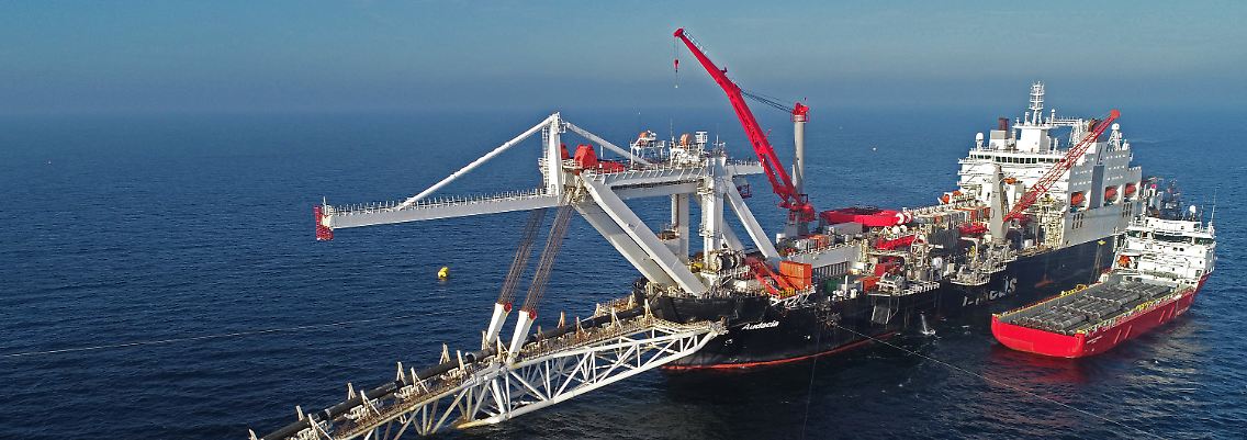 Bau an der umstrittenen Russland-Deutschland-Pipeline Nord Stream 2: Der Erdgas-Bedarf werde aufgrund des Ausstiegs Deutschlands aus Kernkraft und Kohle zusätzlich wachsen, betont Altmaier.