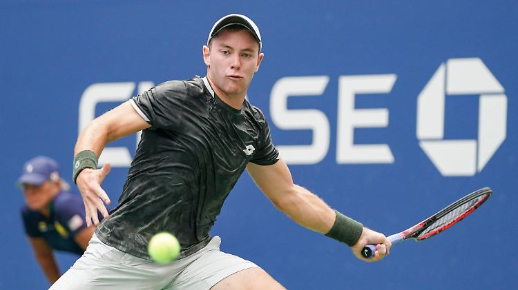 Dominik Koepfer kletterte 2019 bis auf Platz 94 der Tennis-Weltrangliste.
