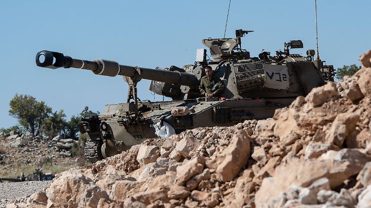 Ein israelischer Soldat auf den Golan-Höhen.