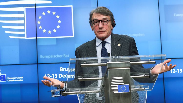 EU-Präsident David Sassoli will es Johnson nach dem Brexit nicht leicht machen.