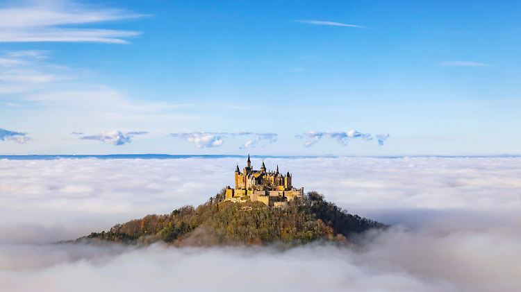 Die Burg Hohenzollern - Stammsitz des Fürstengeschlechts.