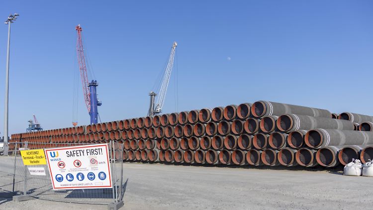 Die Pipeline Nord Stream 2 ist zu gut 80 Prozent fertiggestellt.