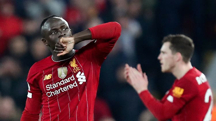 Sadio Mané (l.) schoss das Tor des Tages.