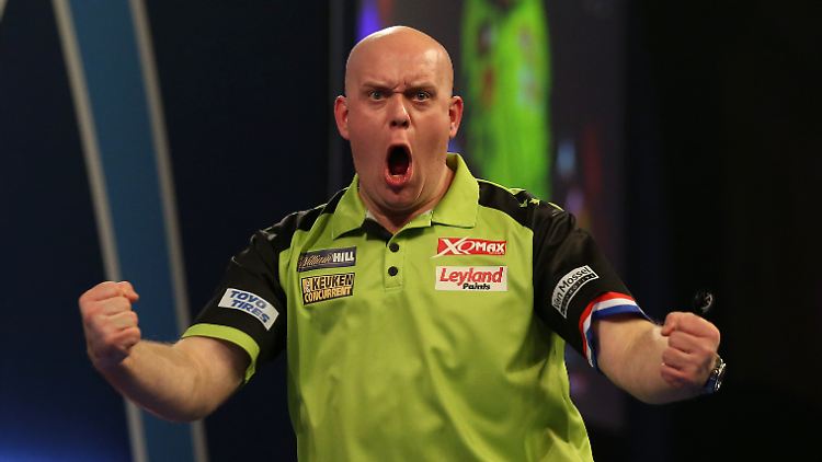 Verteidigt Michael van Gerwen seinen Titel, wäre er vierfacher Weltmeister.